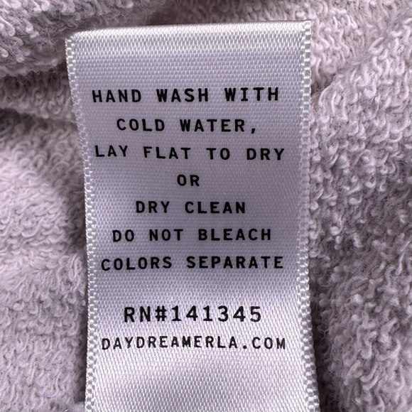 Daydreamer Free People Running Horses Oversized Crewneck Sweatshirt S Morn Fog - Picture 11 of 13